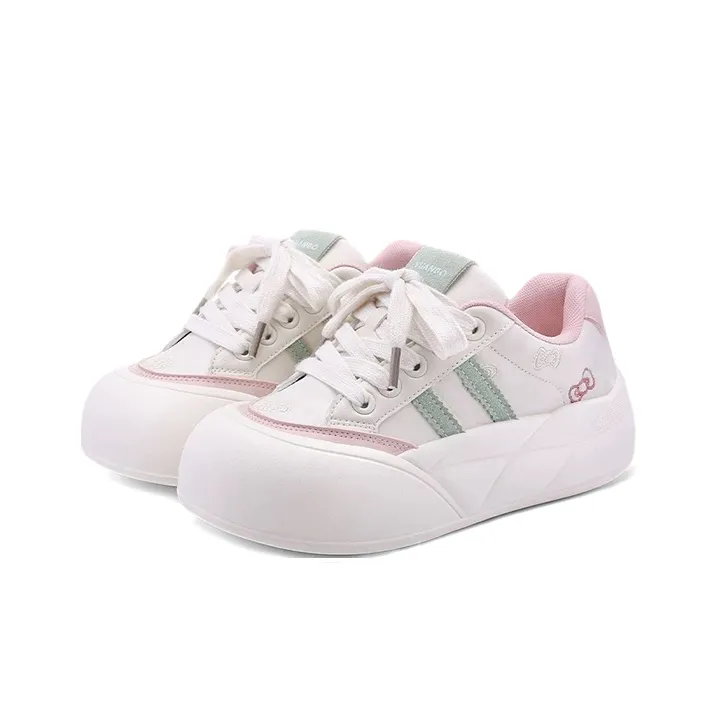 WJA Slip Resistant Cushioning Abrasion Resistant Lightweight Breathable Low Top Skateboard Shoes Women's-0