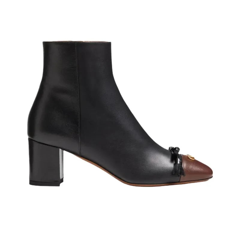Valentino VALET DU ROI Ankle Boots 6cm Women's Black-1