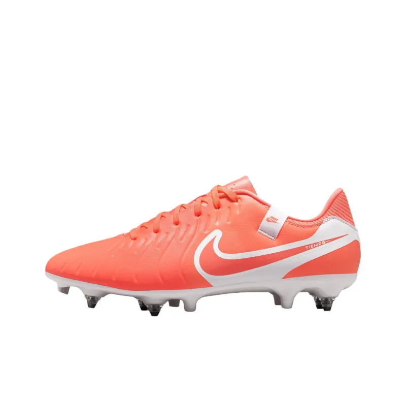 Nike Tiempo Legend 10 Anti Slip Wear Resistant Soccer Shoes Unisex Orange-0