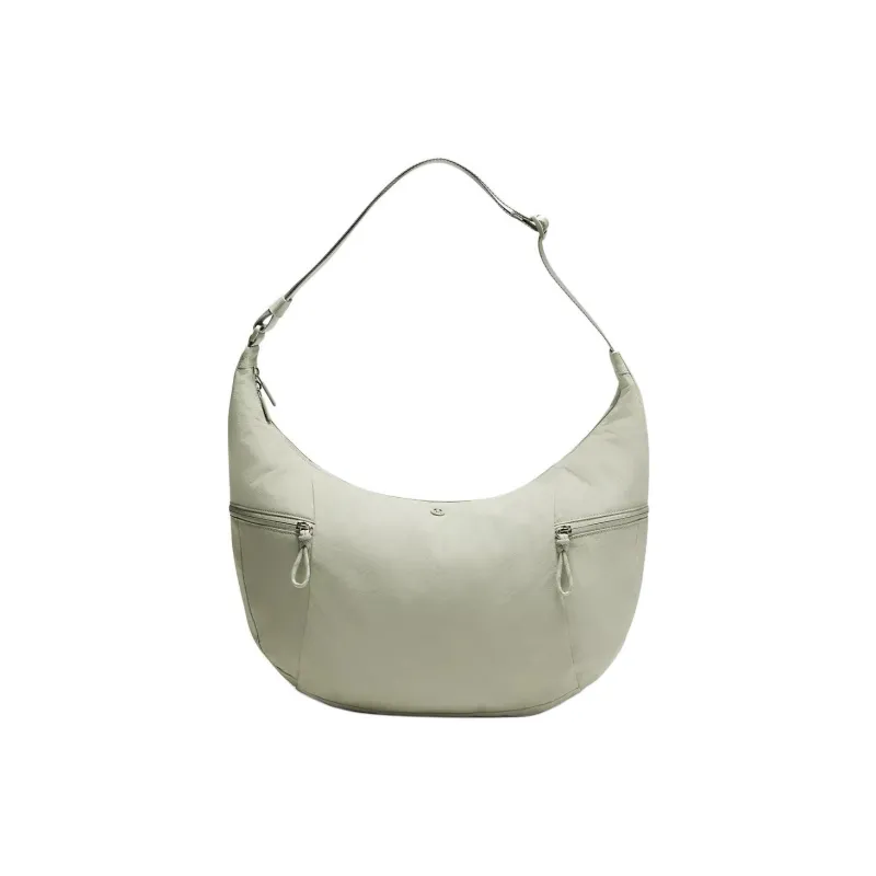 Lululemon Nylon Portable Crossbody Bag, Shoulder Bag Tubas Unisex Mist Green-0