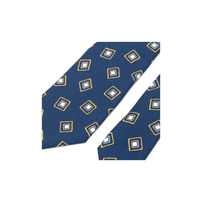 KITON Patterned Silk Tie-1