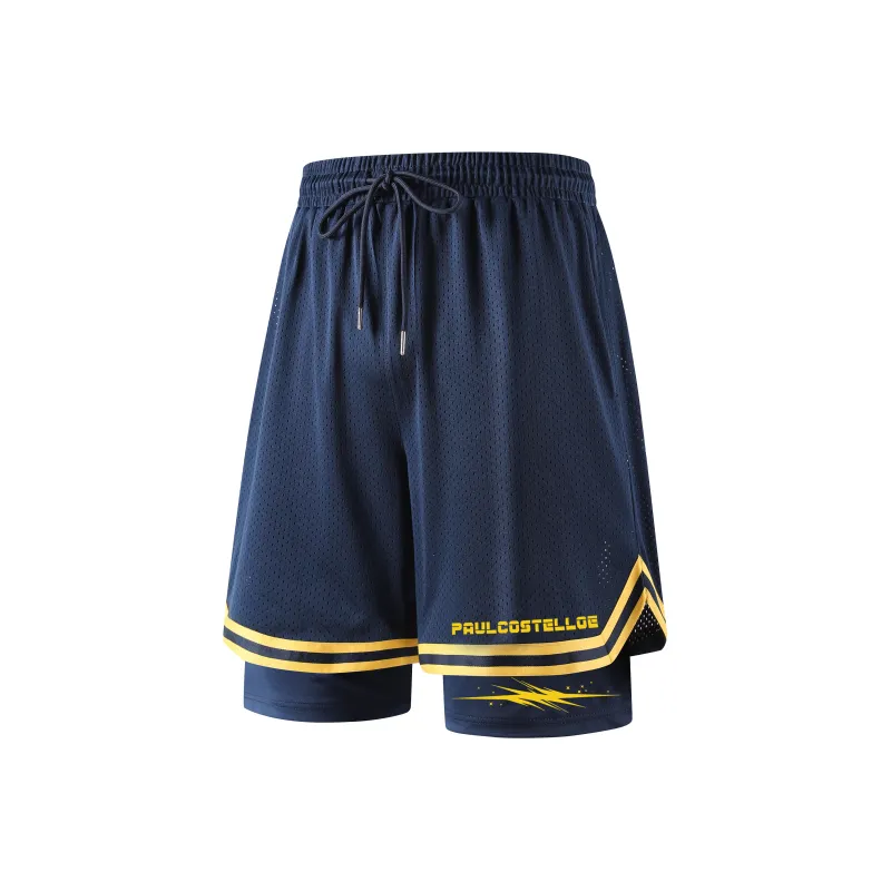 PAUL COSTELLOE Basketball Shorts Unisex-9