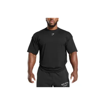 GYMSHARK T-Shirts Men Black