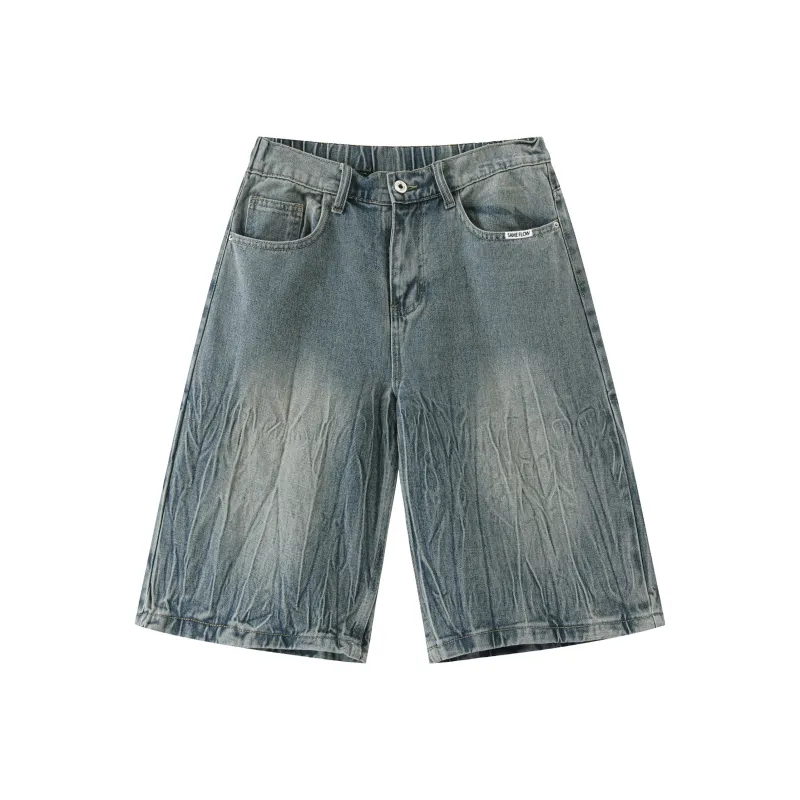 SAME FLOW Denim Shorts Unisex-5
