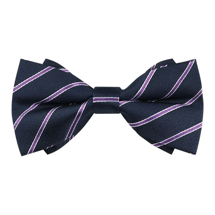 NAUTICA TAILORED Mulberry Silk Bow Tie Men's-0