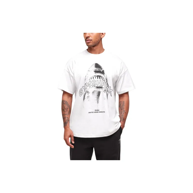 GYMSHARK T Shirts Men White-0