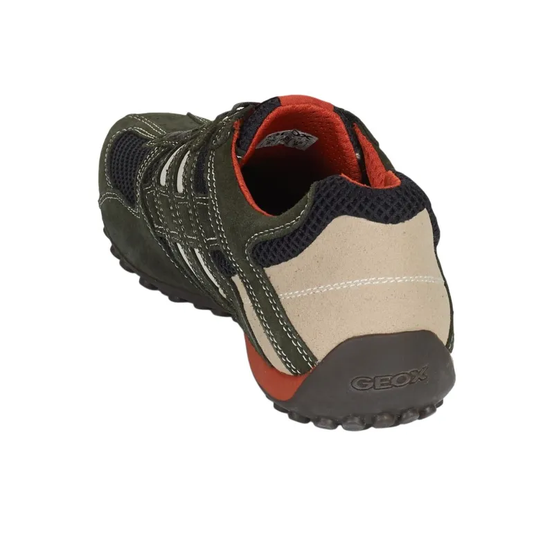 GEOX Low Top Casual Shoes Men's Gray Green-4