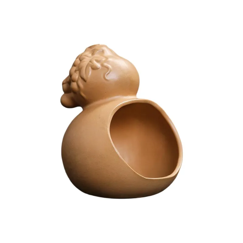JIANYUJIAFANG Cartoon Black Cat And Gourd Figurine Home Decor Fashion Individual Trendy Ashtray-3