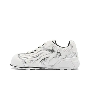 AGSDON Casual Shoes Women's Low Top Beige Silver/Beige Pink/Beige Blue