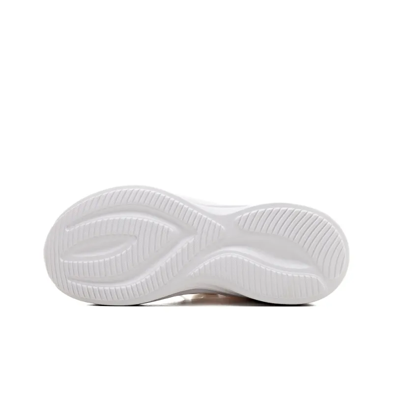 HUANQIU Slip Resistant And Breathable Coverage Low Top Casual Running Shoes Women's White Pink-4