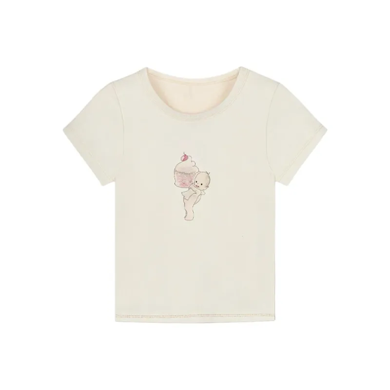 DOKZB Set in Sleeve T Shirt Women's-0