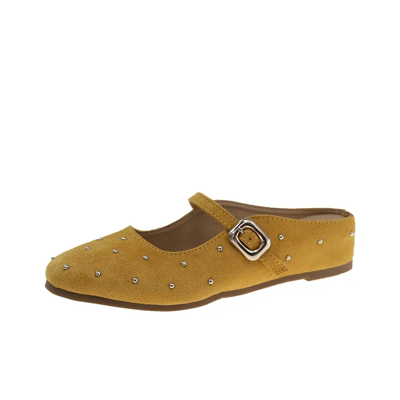 Alxnan Odor Resistant, Abrasion Resistant Closed Toe Slippers Women's-5