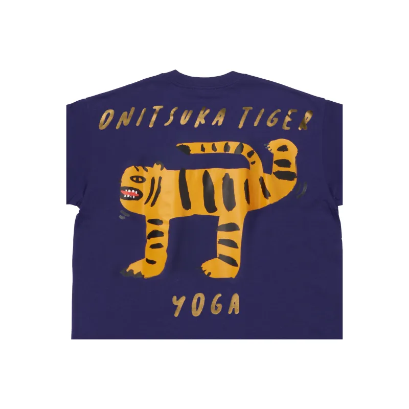 Onitsuka Tiger T Shirt Unisex Marine Blue-2