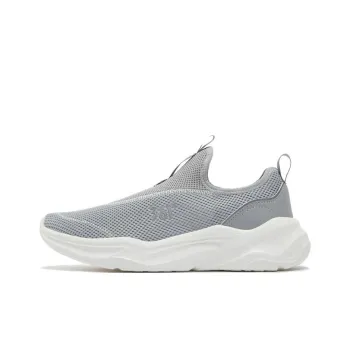 361° Abrasion Resistant Breathable Moisture Wicking Low Top Casual Shoes Men's Recycling Gray Feather White