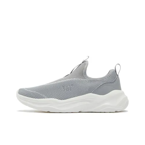 361° Abrasion Resistant Breathable Moisture Wicking Low Top Casual Shoes Men's Recycling Gray Feather White