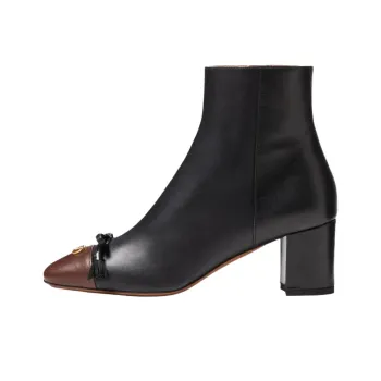 Valentino VALET DU ROI Ankle Boots 6cm Women's Black