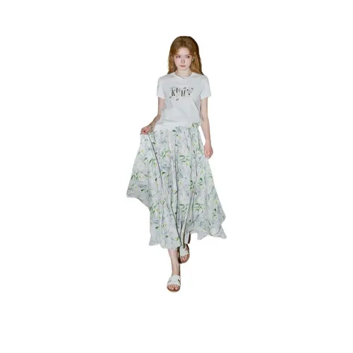 KUHNMARVIN Two Piece Skirt Sets Women's White