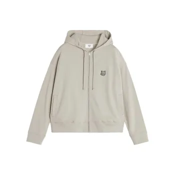 Maison Kitsune Logo Zip up Hoodie