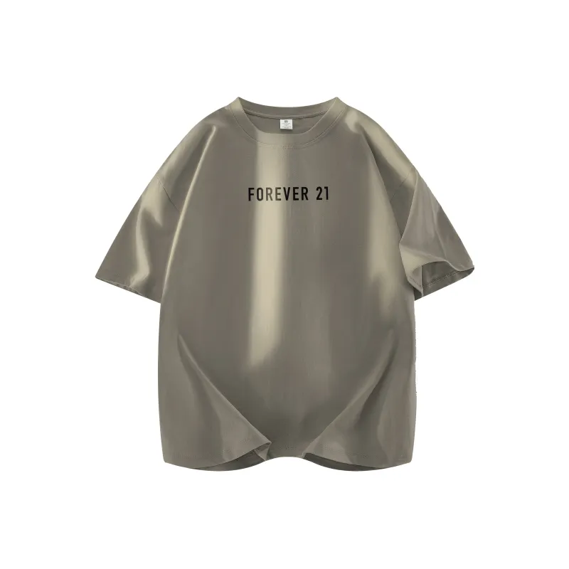 FOREVER 21 Drop Shoulder Sleeve T Shirt Women's-4