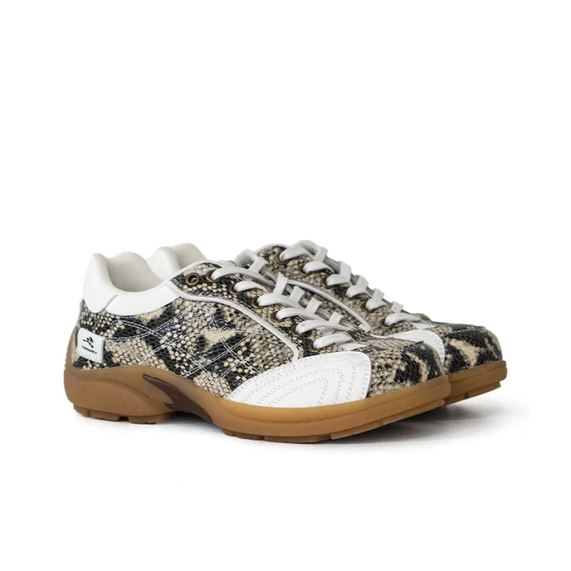 Mule Donkey Low Top Casual Shoes Unisex Snake Skin Print-2