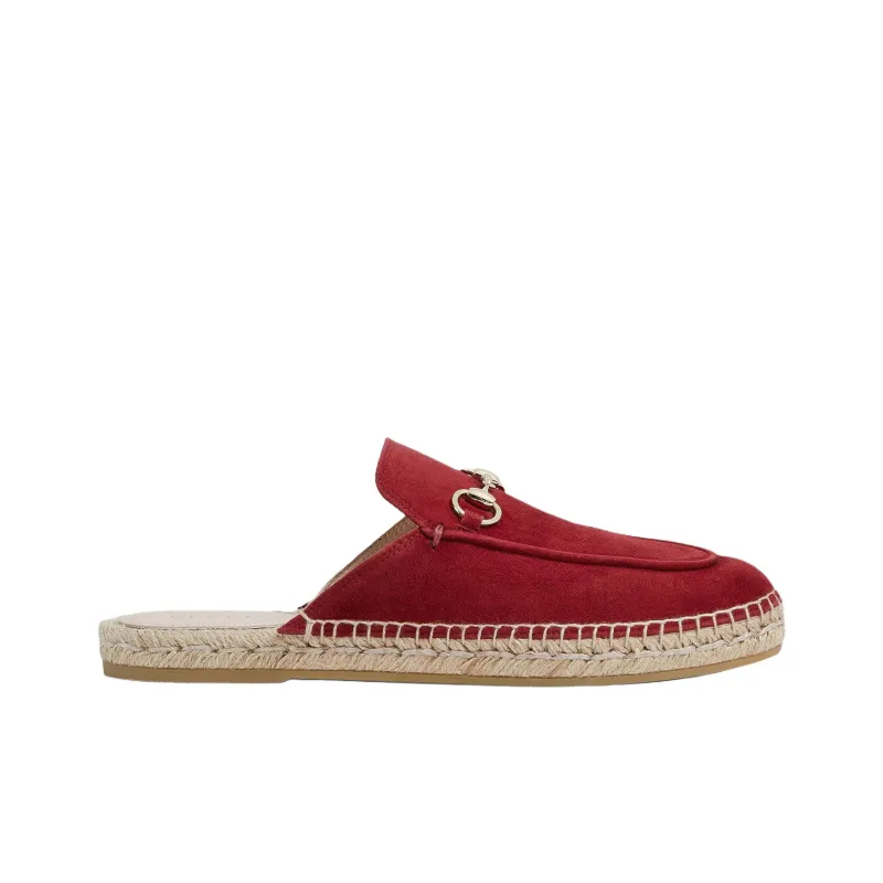 GUCCI Quick Dry Closed Toe Slippers Women's Red-1