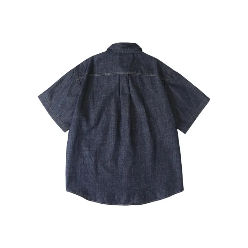 VERAF CA Shirts Unisex Denim Blue-1