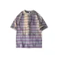 Light Gray Purple Stripes