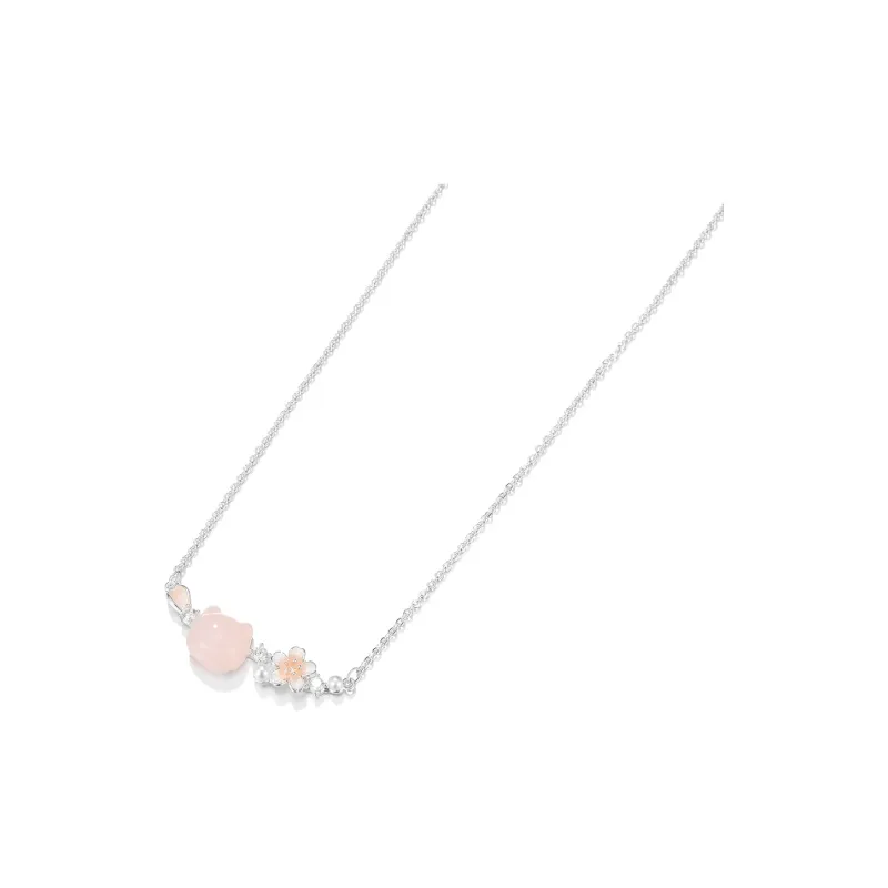 Clect Synthetic Cubic Zirconia Necklaces Women's-1