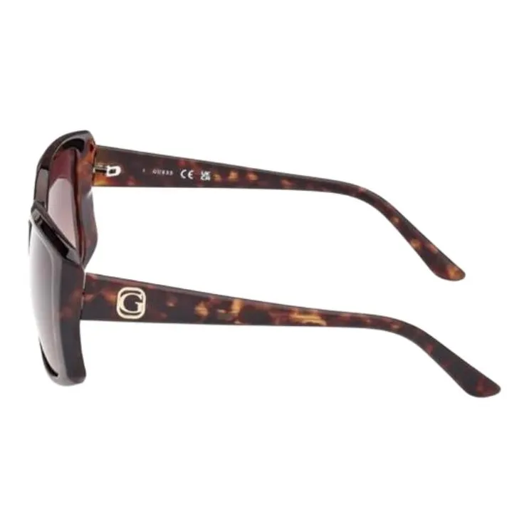 GUESS Injection Square Sunglasses Women's Tortoiseshell-2