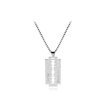 LuluCanaan Titanium Steel Necklaces Men's