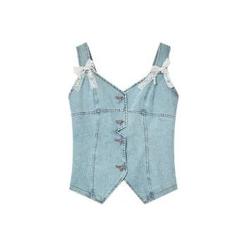 ELF SACK Tank Tops Women's Refreshing Blue