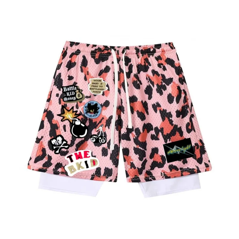 AMBER LIGHT Basketball Shorts Unisex-9