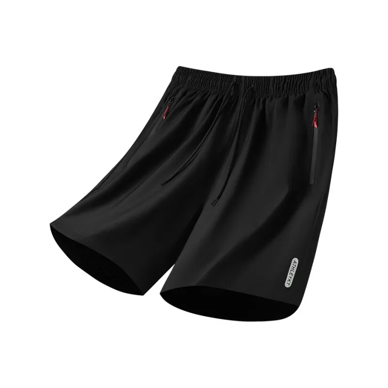 HUMNAT Casual Shorts Unisex Black-0
