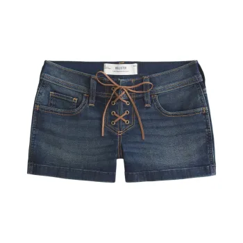 Hollister Denim Shorts Women's Dark Color