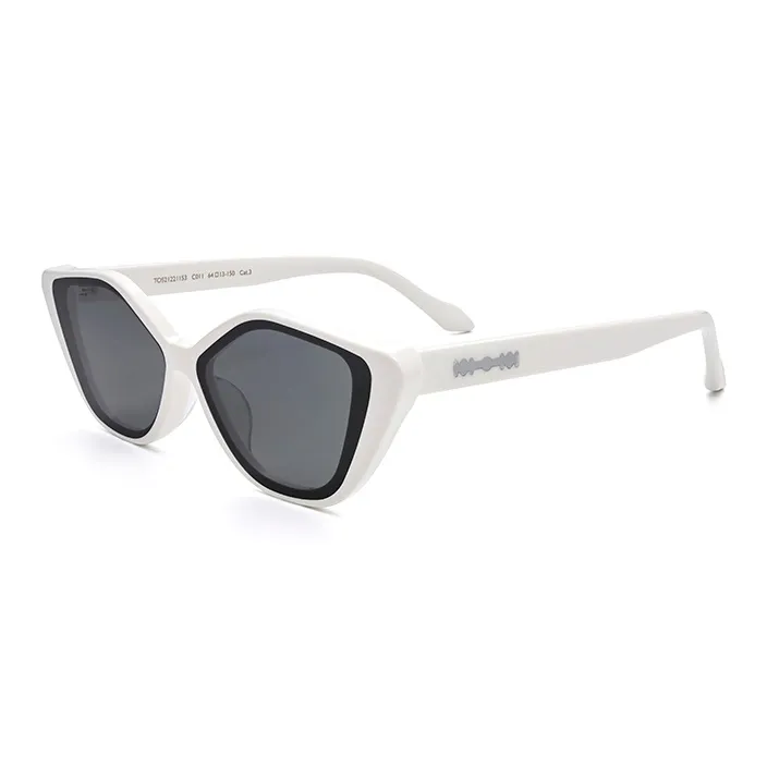THE OWNER Plate Frame Irregular Shape Sunglasses Unisex-4