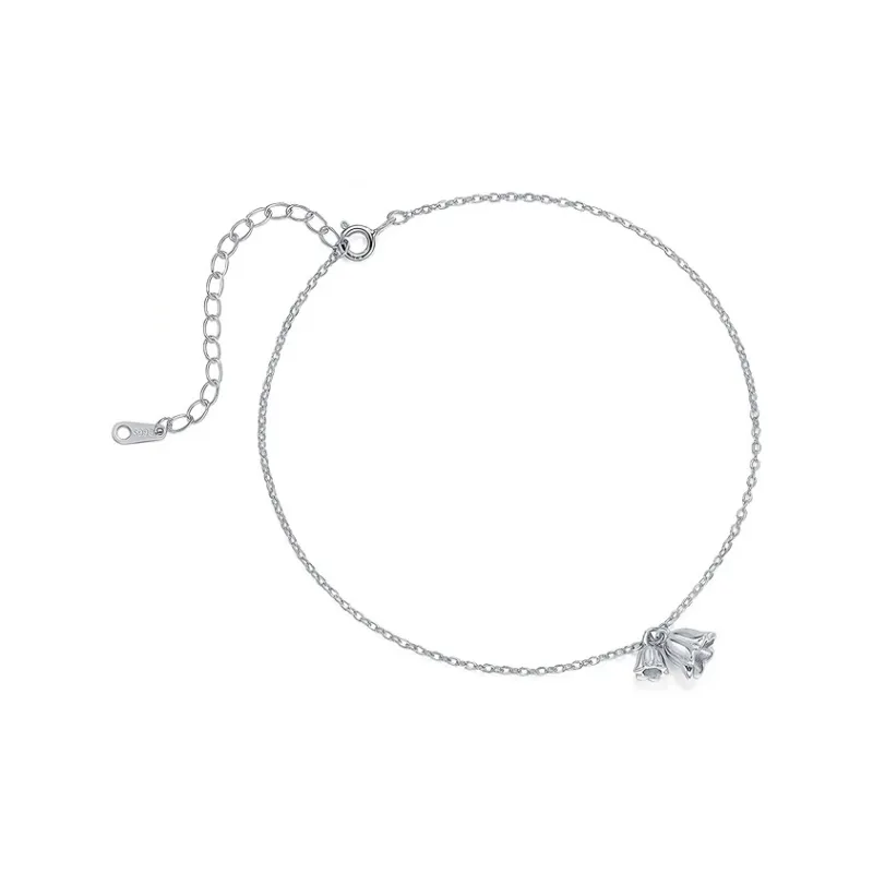 VASO S999 Fine Silver Anklets Women's-0