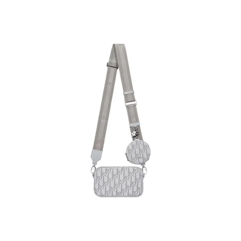 DIOR Cotton Crossbody Bag, Shoulder Bag Trumpets Kids' Gray-1
