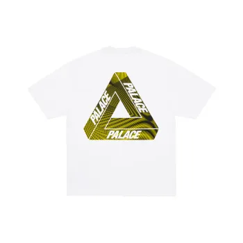 PALACE T Shirts Unisex Olive Green/White