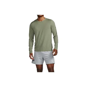 Saucony Stopwatch T Shirt Men's Olive Gray