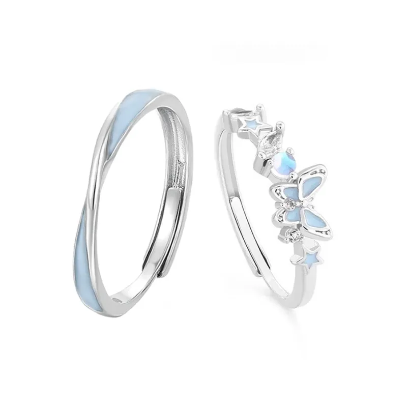 The Years Are Quiet Alloy Rings Unisex-0
