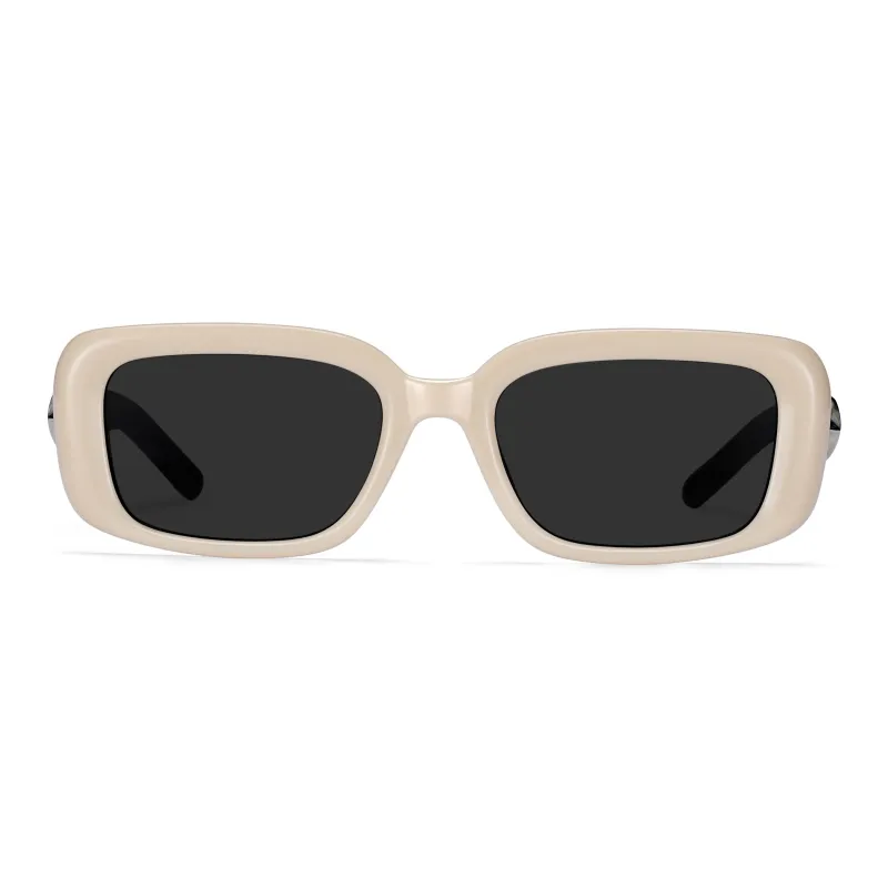 COLORE.IN TR/Memory Plastic Square Sunglasses Unisex-5