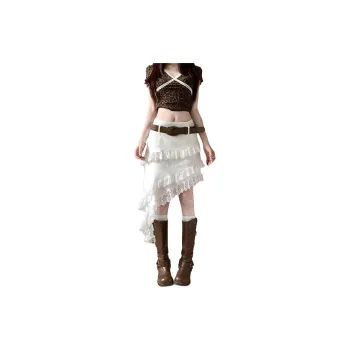 Garbege Casual Long Skirt Women's