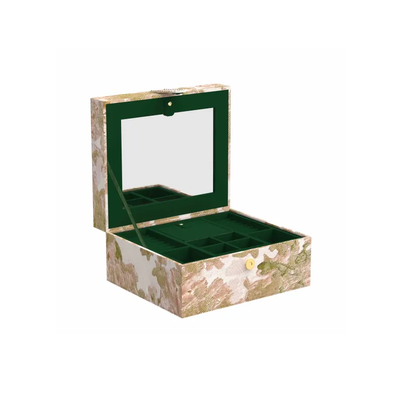OOAK Lifestyle Series Jacquard Fabric Jewelry Boxes Women's-6