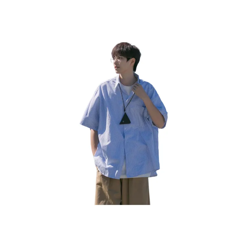 SIL VITIN Shirts Unisex Blue-0