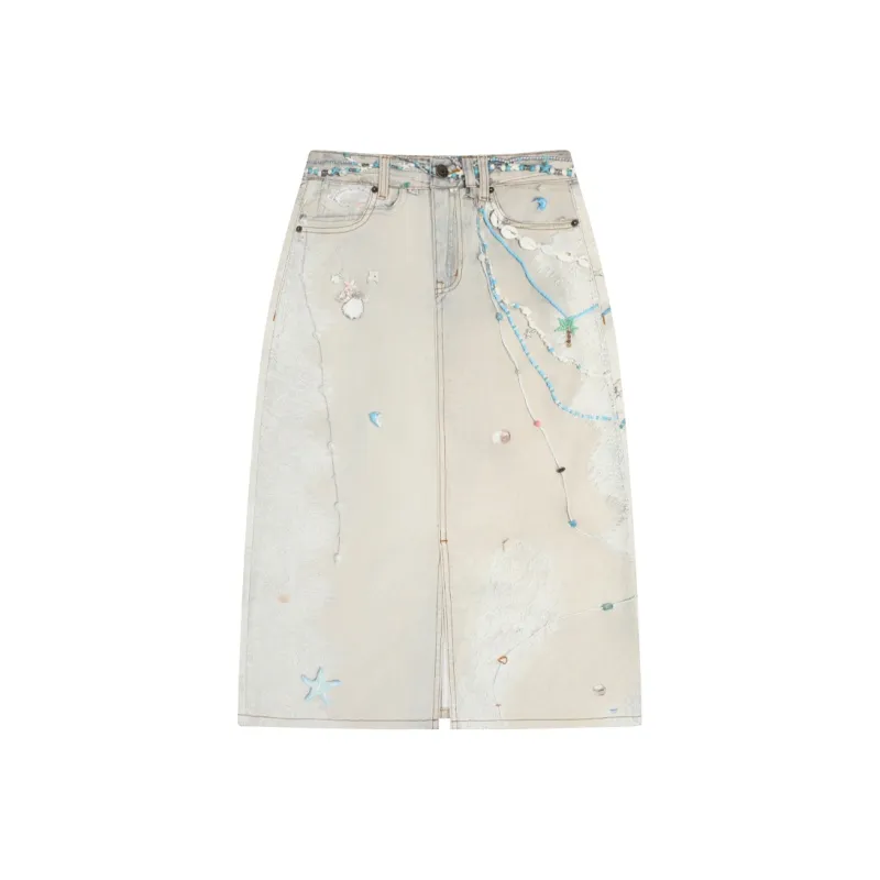 MostwantedLab Denim Long Skirt Women's-0