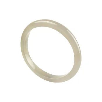 XIAOLIUJADE Hetian Jade Bangles Smoky Purple Women's