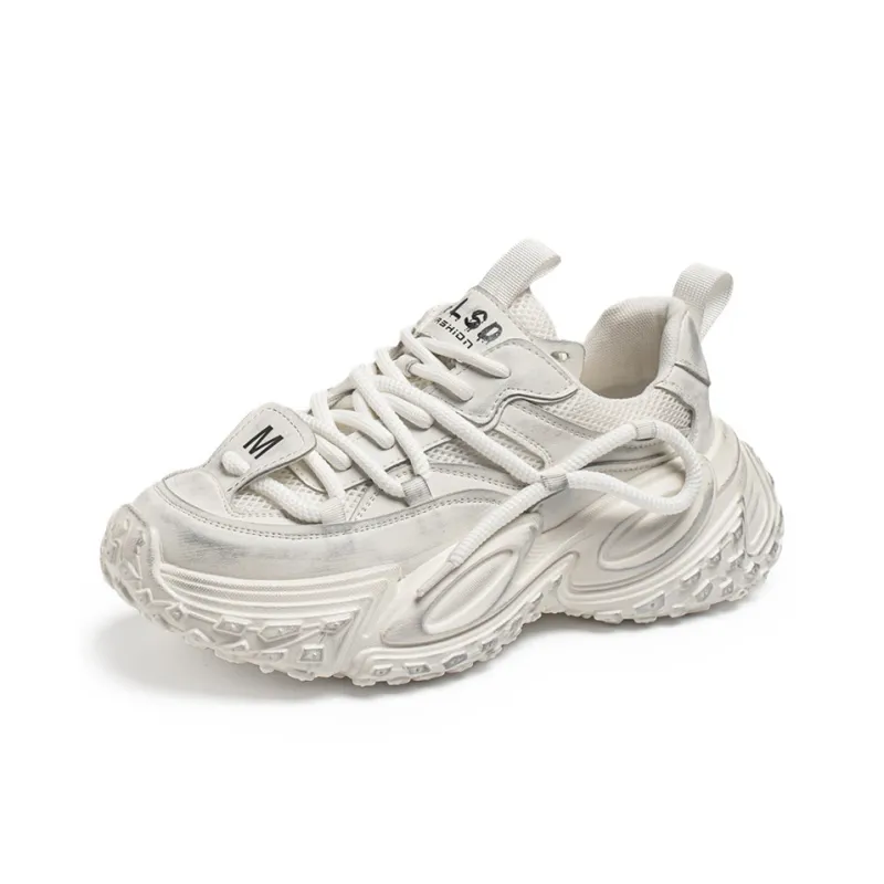 HACKBUTEER Low Top Chunky Sneakers Men's Box Included-7