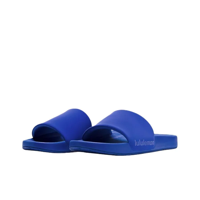 Lululemon Restfeel Slip Resistant Abrasion Resistant Slide Slippers Men's Blue-2