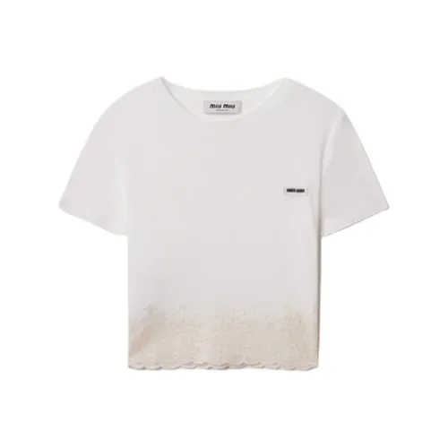 MIU MIU T Schwarzs Women's White