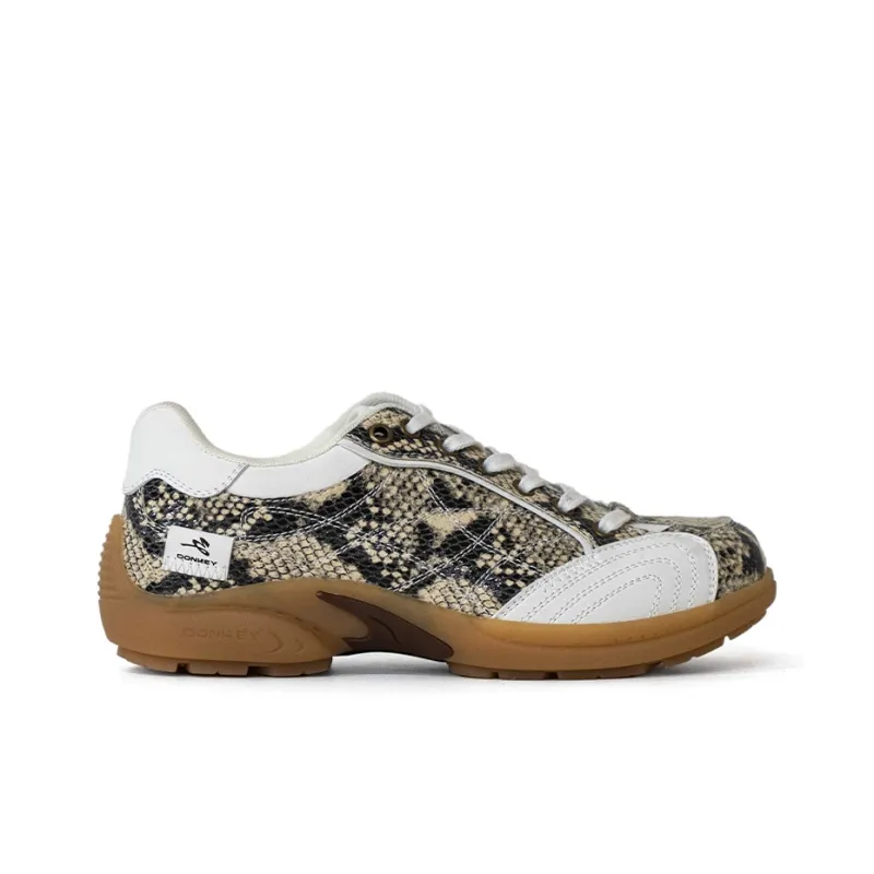 Mule Donkey Low Top Casual Shoes Unisex Snake Skin Print-1